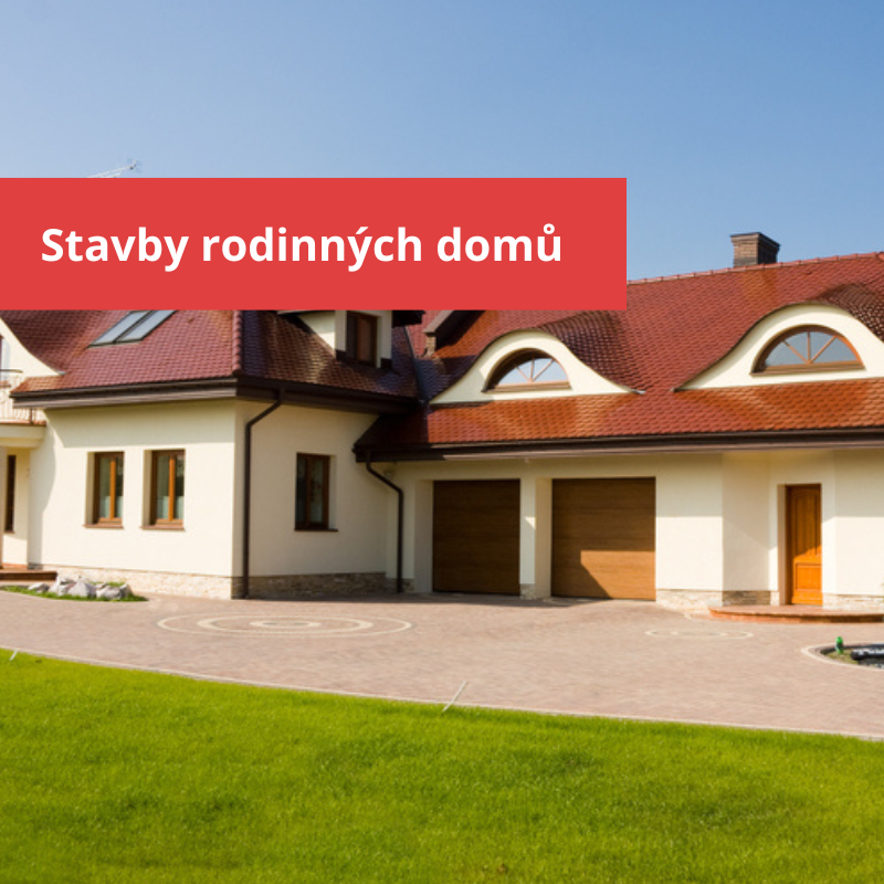 Stavby rodinných domů